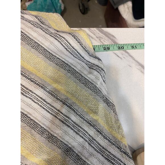 Soft Surroundings Women's Plus Size 1X Tank Top Beaded Embroidered Yellow Gray - Picture 6 of 6